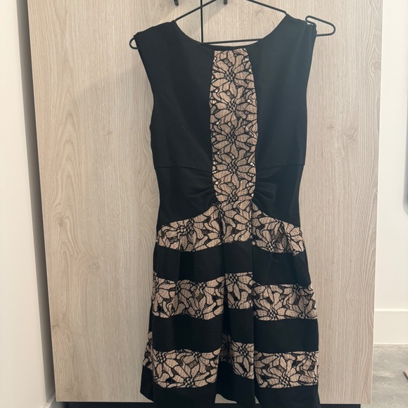 Anthropologie Eva Franco Striped Dress - Black & Cream - Picture 3 of 5